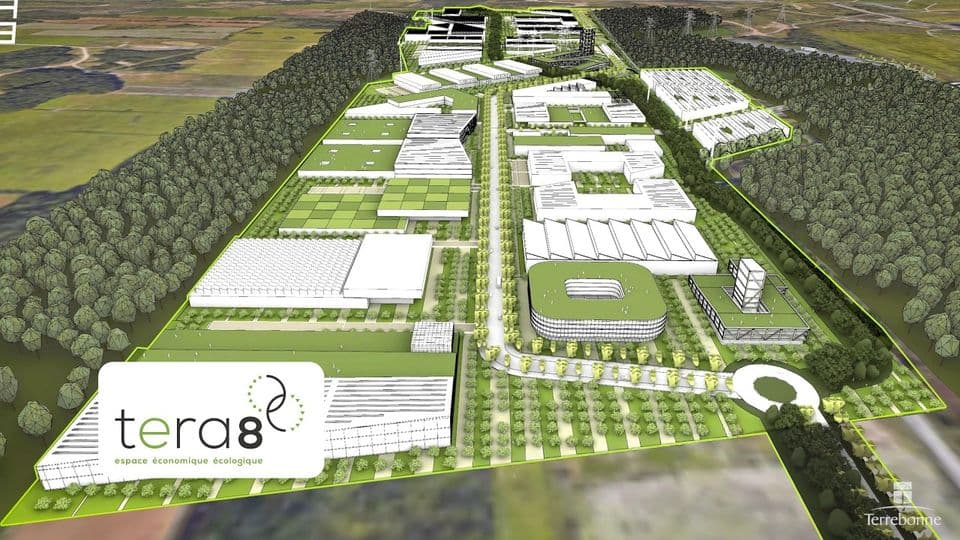 Tera 8 — video about an environmentally minded industrial project in Terrebonne